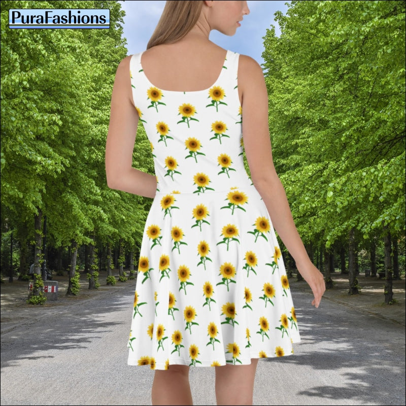 Little Sunflower Beach Dress | PuraFashions.com