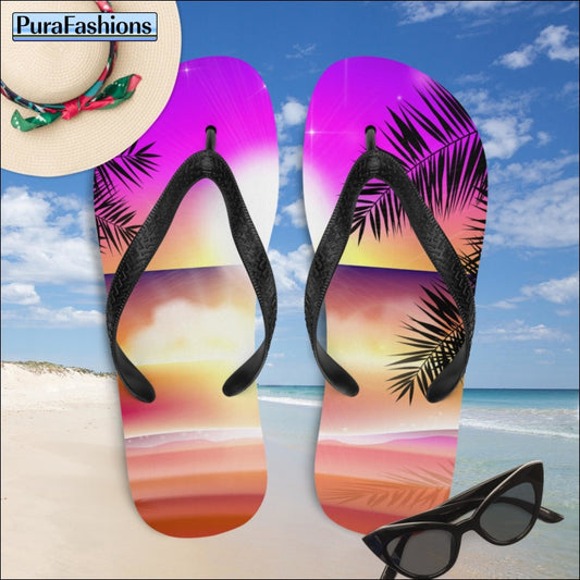 Sunset Beach Flip Flops | PuraFashions.com