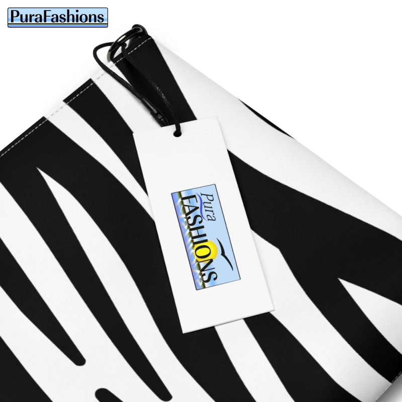 Crossbody Zebra Print Bag | Purafashions.com