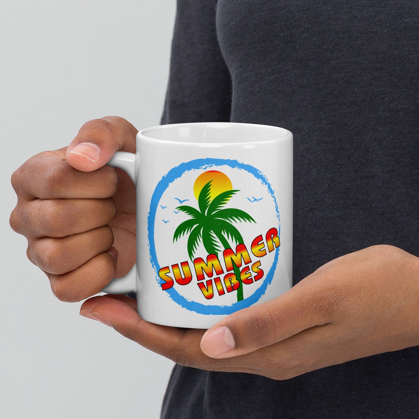 Summer Vibes Glossy Coffee Mug | PuraFashions.com