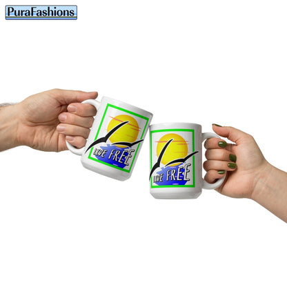 Live Free Glossy Coffee Mug | Purafashions.com