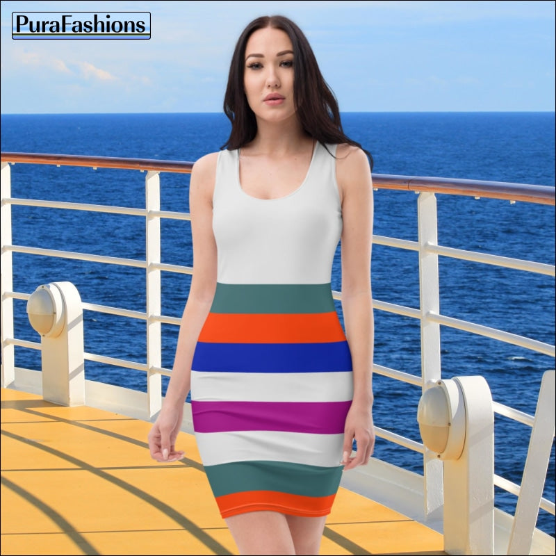 Multicolor Beach Dress | PuraFashions.com