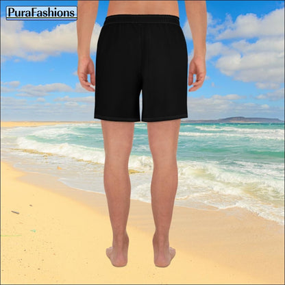 Sun Sand Surf - Black Beach Shorts | PuraFashions.com