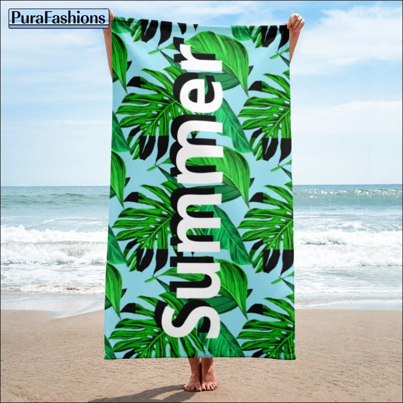 Tropical Summer Beach Towel | PuraFashions.com