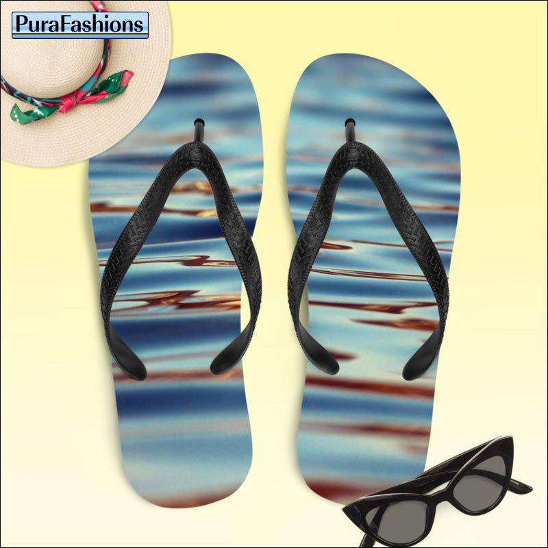 Waves Beach Flip Flops | PuraFashions.com