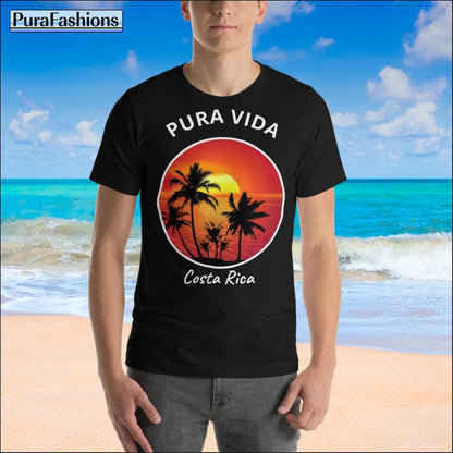 Men's Dark Color Pura Vida T-Shirt | PuraFashions.com