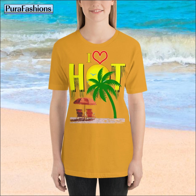 I Love Hot Unisex T-Shirt (7 Colors) | PuraFashions.com