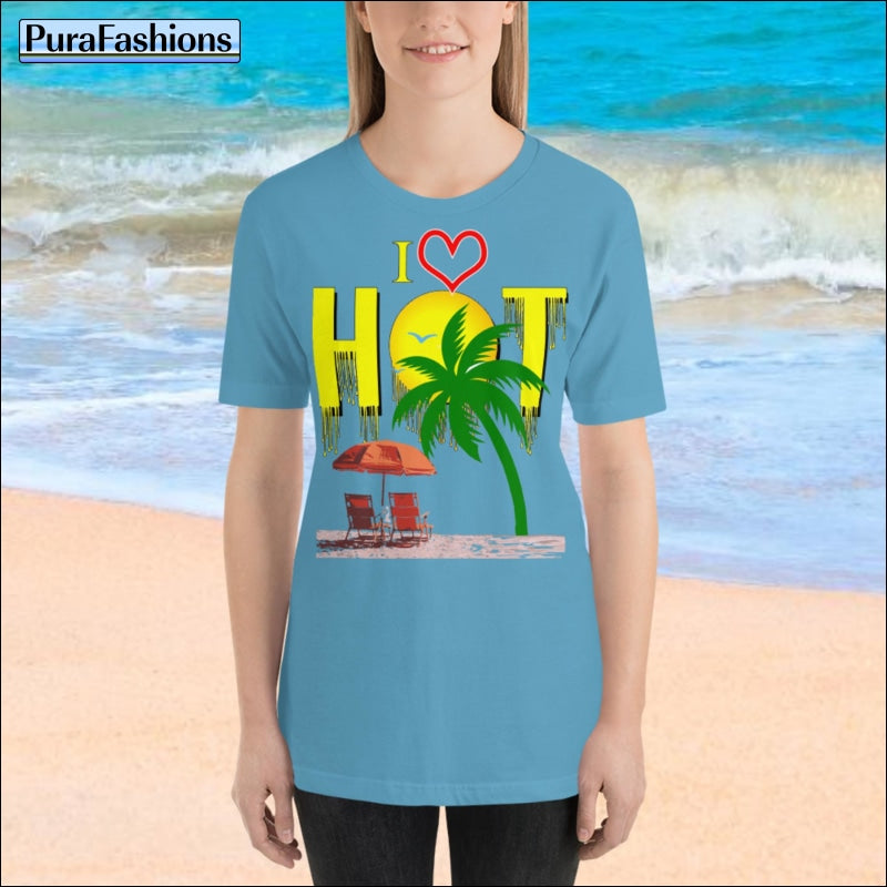 I Love Hot Unisex T-Shirt (7 Colors) | PuraFashions.com