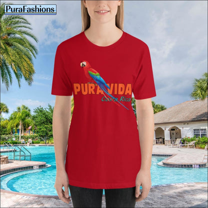 Unisex Pura Vida Parrot Dark T-Shirts | PuraFashions.com