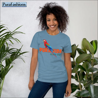 Unisex Pura Vida Parrot T-Shirt | PuraFashions.com