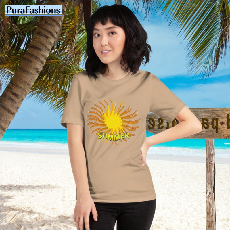 Burnt Sun Men Women Unisex T-Shirt | PuraFashions.com
