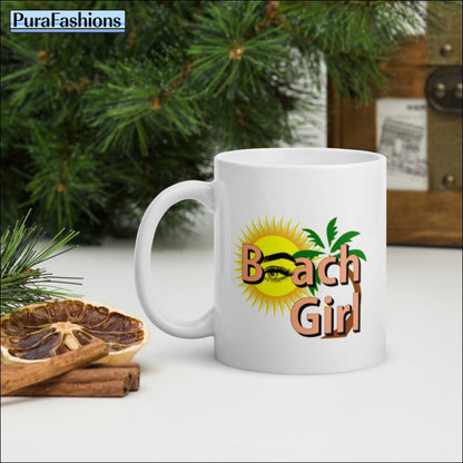 11 oz. Beach Girl Coffee Mug | PuraFashions.com
