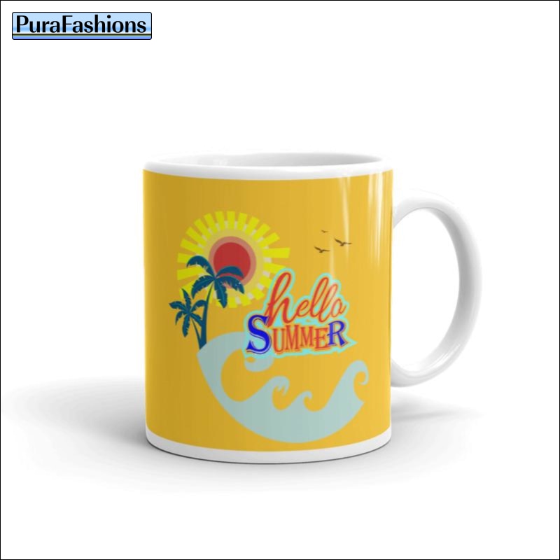 Hello Summer 11 oz. Coffee Mug | PuraFashions.com