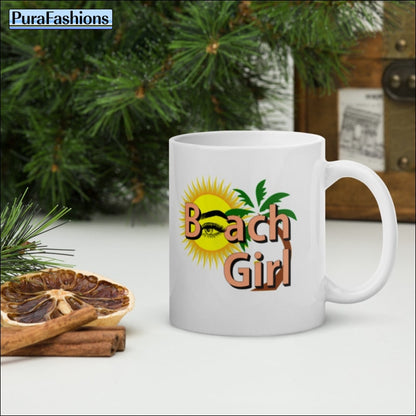 11 oz. Beach Girl Coffee Mug | PuraFashions.com