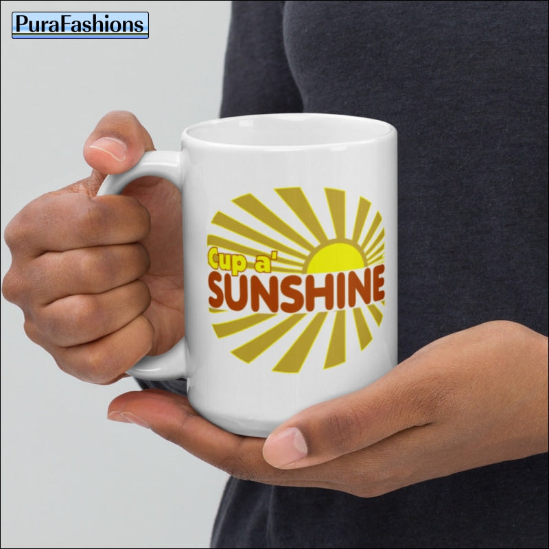 Cup a' Sunshine 15 oz. Coffee Mug | PuraFashions.com