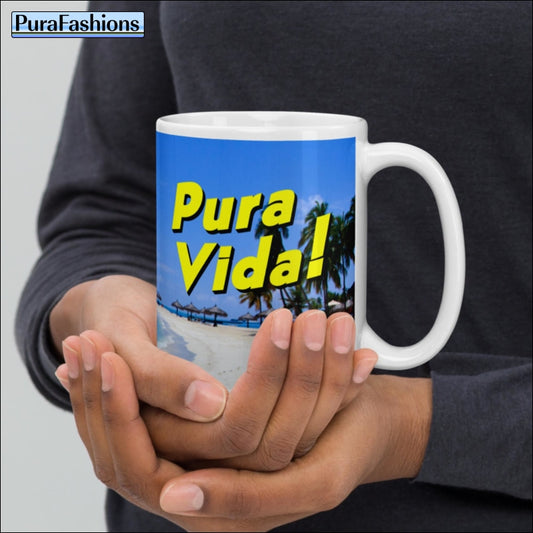 15 oz. Pura Vida Beach Coffee Mug | PuraFashions.com