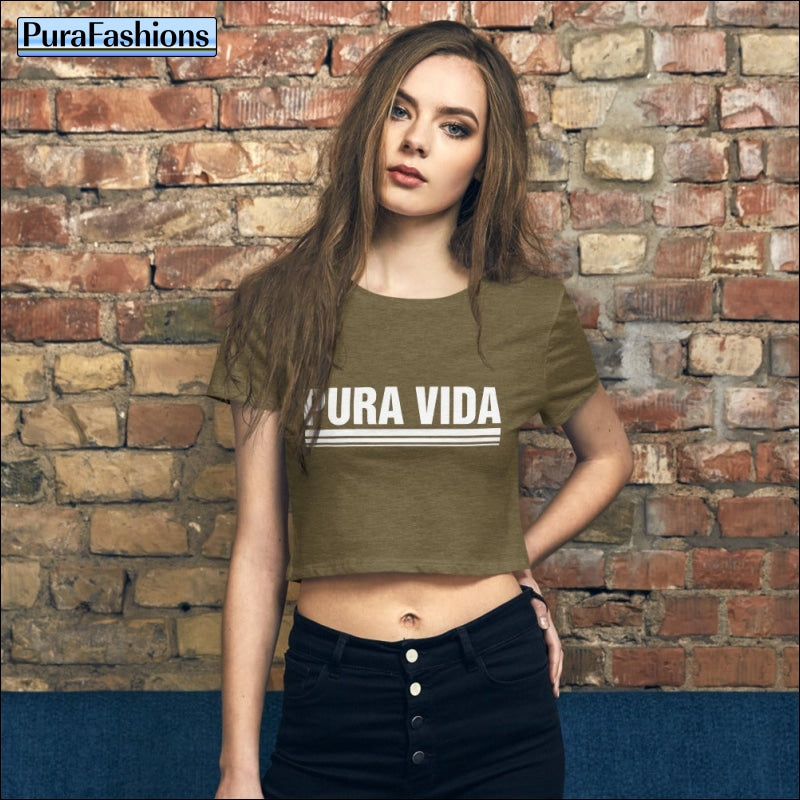 Women’s Pura Vida Crop T-Shirt | PuraFashions.com